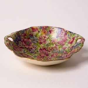 Royal Winton Sunshine Chintz Floral Dish with Handles - England